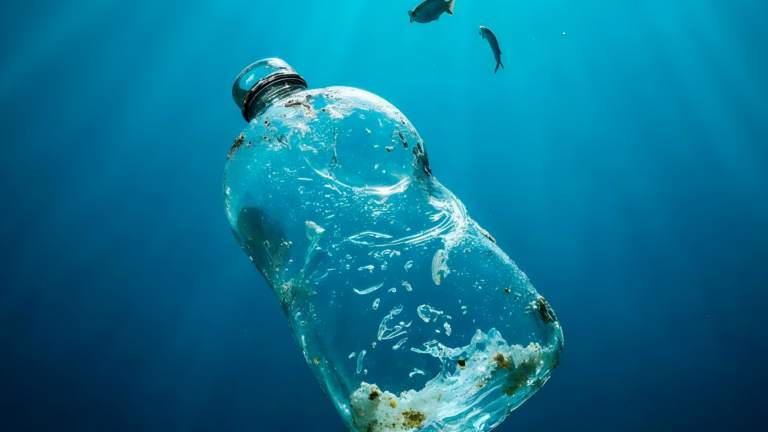 processo de reciclagem de plástico em indústria